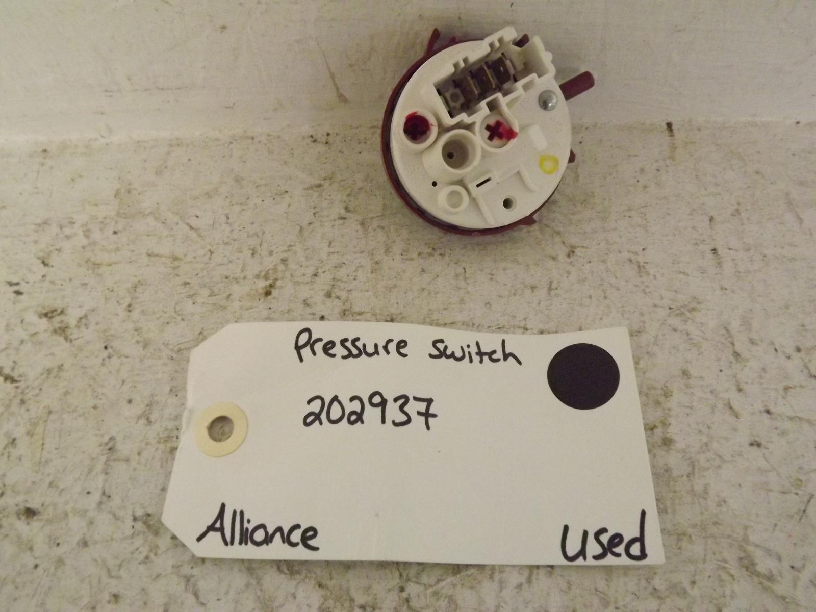 Alliance Washer 202937 Pressure Switch Used Alliance Washer 202937 Pressure Switch Used